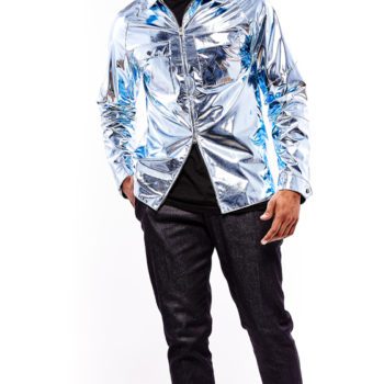 Metallic Lightweight Jacket
