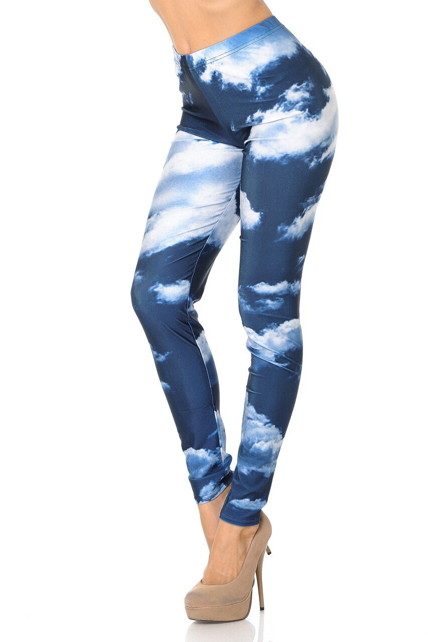 Wholesale Premium Graphic Deep Dark Skies Leggings