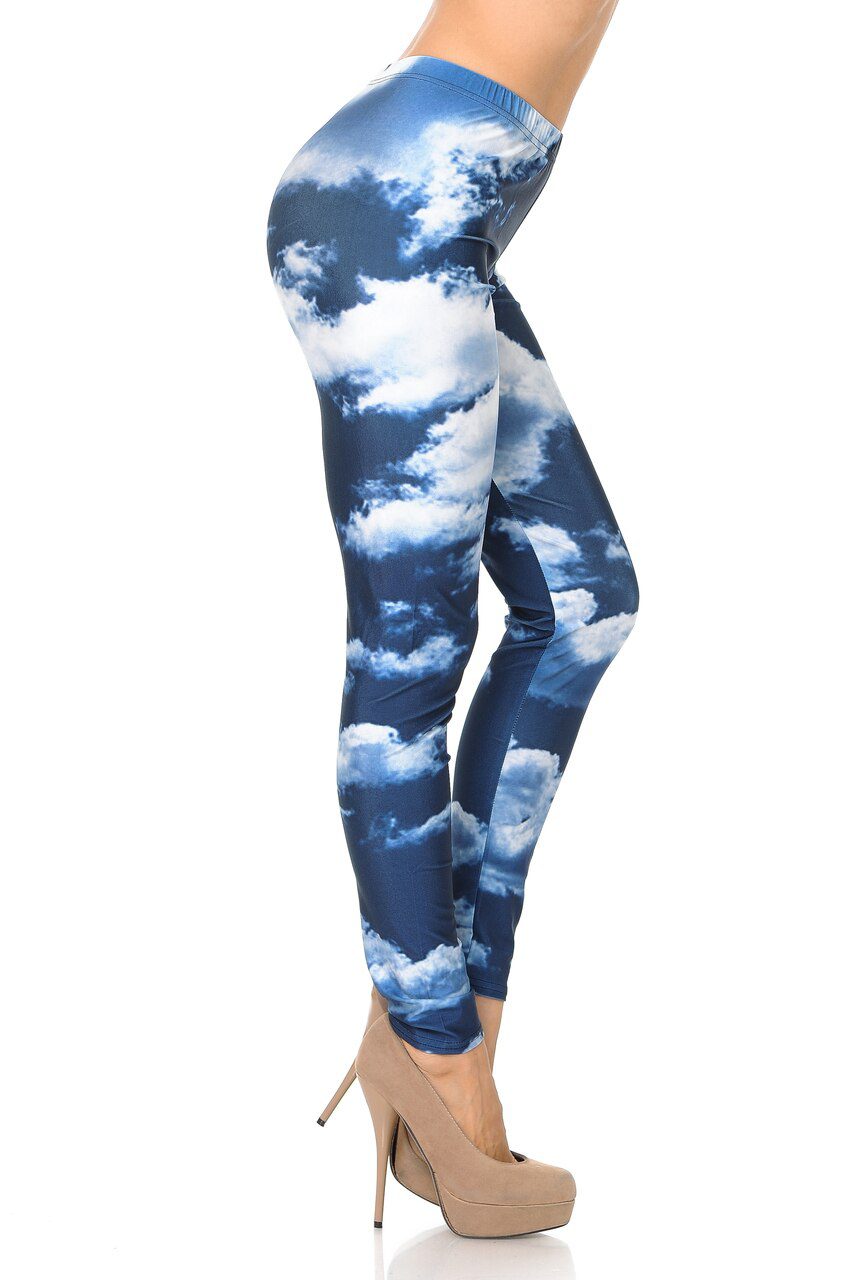 Wholesale Premium Graphic Deep Dark Skies Leggings - Image 2