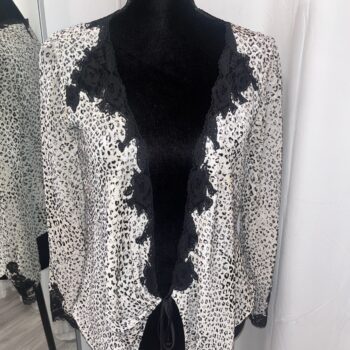 ARMANI LEPORD PRINT TOP