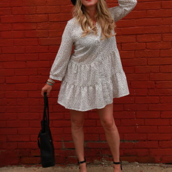 White Charlie Polka Dot Dress