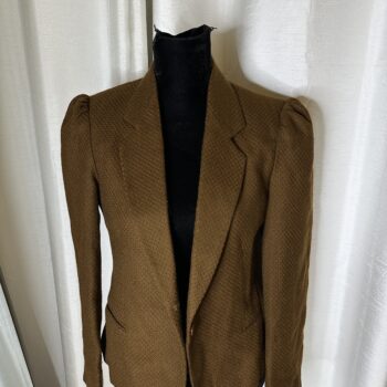 CONCEPT BROWN BUTTON UP BLAZER