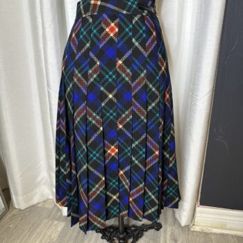 CUSTOM MADE VINTAGE PLAID SKIRT