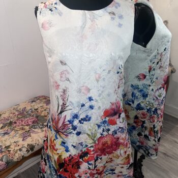 White Floral Dress