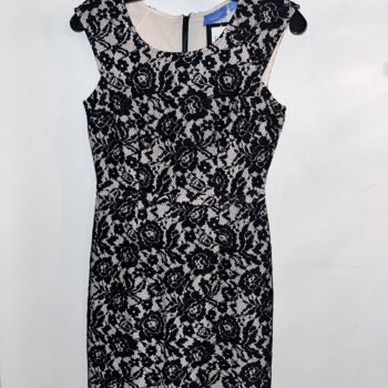 Vera Wang Black Lace Dress