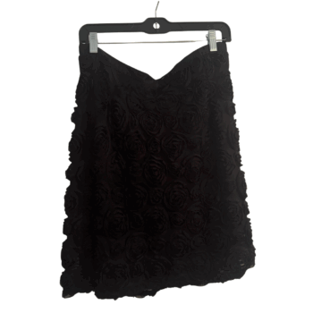 Dalia Collection Black Rose Skirt